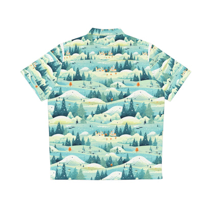 Christmas Landscape Xmas Time Funny Hawaiian Aloha Shirt