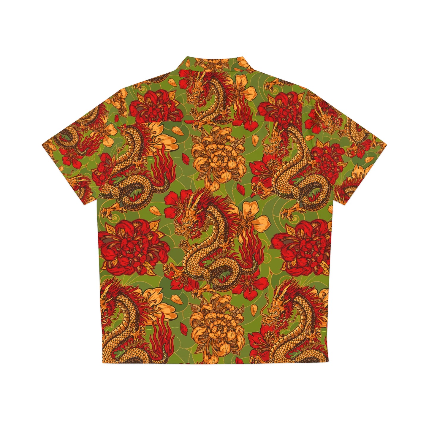 Chinese Dragon Men's Beach Aloha Hawaiian Beach Shirt