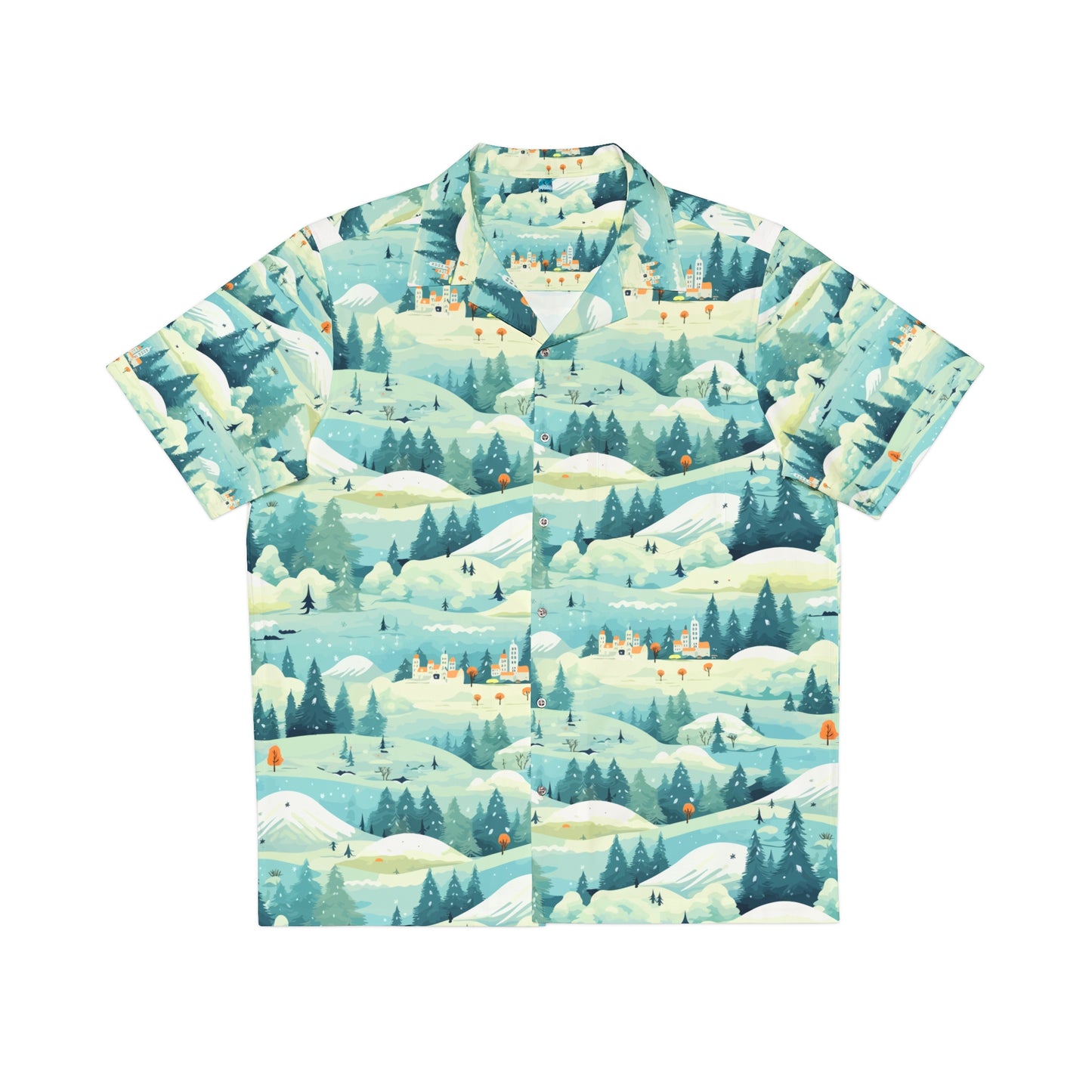 Christmas Landscape Xmas Time Funny Hawaiian Shirt