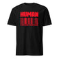 Word Human Barcode  modern fashion style Cool Design Print T-Shirt